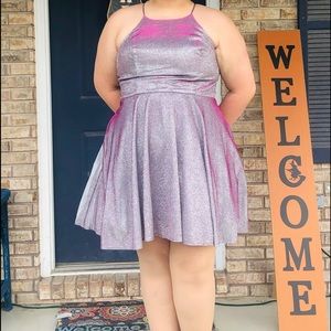 Plus size homecoming/prom dress